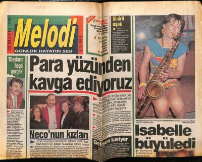 Sabah Gazetesi Melodi Eki 22 Mayıs 1992 - Neconun Kızları GZ75284 - 1