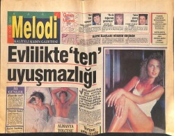 Sabah Gazetesi Melodi Eki 22 Ocak 1991 - Esin Gün Sayıyor - Ninja Kaplumbağalar 15 Milyon Dolara Maloldu GZ138129 - 1