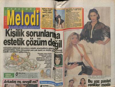 Sabah Gazetesi Melodi Eki 22 Şubat 1990 - Hülya Süer Maraton Başladı GZ75388 - 1
