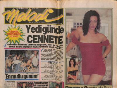 Sabah Gazetesi Melodi Eki 23 Ağustos 1989 - Yahya Demirelin Kırdığı Tabakları 6 Kişi Zor Topladı GZ78259 - 1