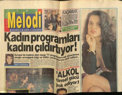Sabah Gazetesi Melodi Eki 23 Mart 1990 - Demet Akalın Donanmanın En Güzel Kızı GZ75241 - 1