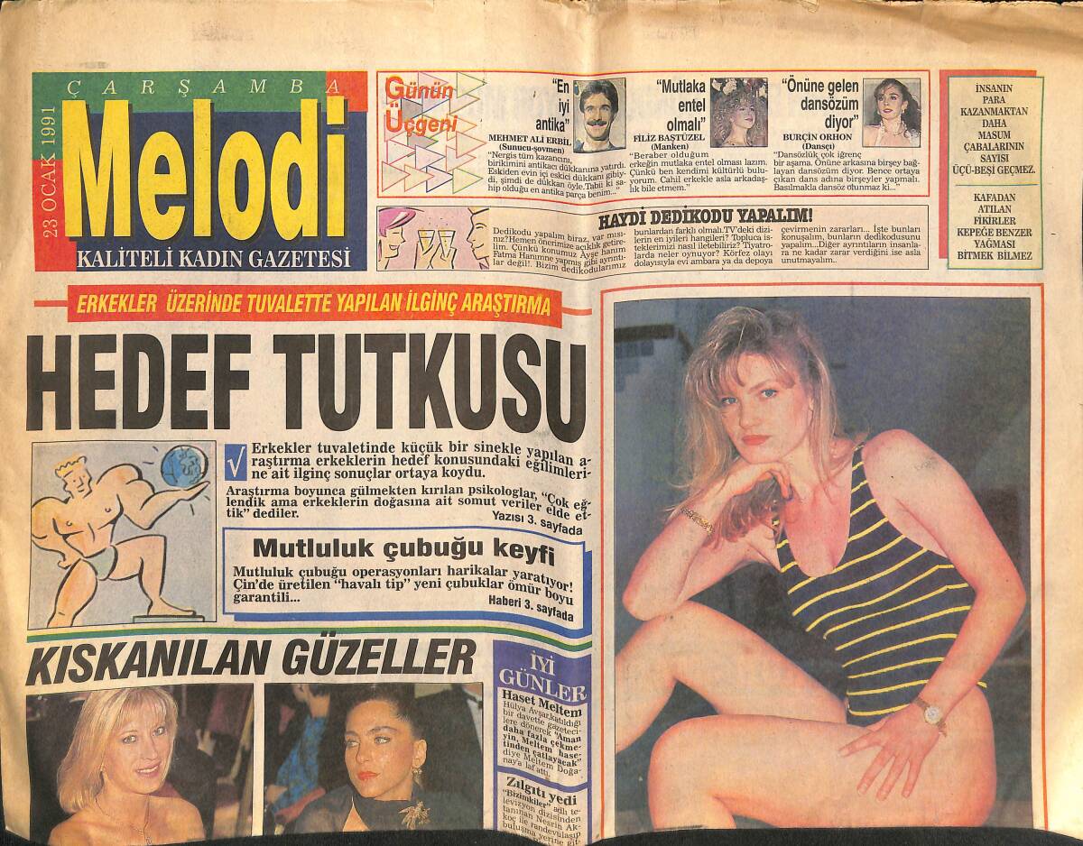 Sabah Gazetesi Melodi Eki 23 Ocak 1991 - Rocky'nin Fiyatı 56 Milyar Lira ! GZ138193 - 1
