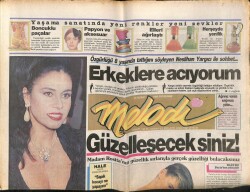 Sabah Gazetesi Melodi Eki 23 Şubat 1989 - Gazinocu Komiklerin Savaşı,Mehmet Ali Erbil GZ63370 - 1