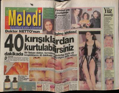 Sabah Gazetesi Melodi Eki 23 Şubat 1990 - Kırışıklıktan Kurtulabilirsiniz GZ75387 - 1