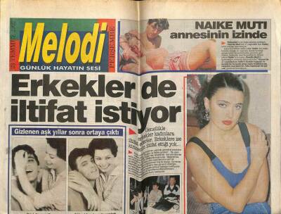 Sabah Gazetesi Melodi Eki 23 Temmuz 1992 - Sibel Tan,Yakında Evlilik Gözüküyor GZ75460 - 1