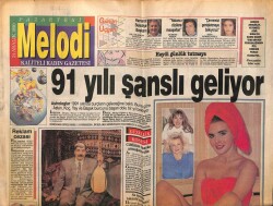 Sabah Gazetesi Melodi Eki 24 Aralık 1990 - Seren Serengil Formunu Koruyor GZ63027 - 1