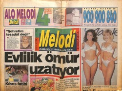 Sabah Gazetesi Melodi Eki 24 Haziran 1992 - Evlilik Ömür Uzatıyor GZ61982 - 1