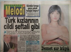 Sabah Gazetesi Melodi Eki 24 Kasım 1990 Barış Mançonun 70lik Konukları -GZ44799 - 2