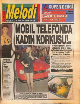 Sabah Gazetesi Melodi Eki 24 Mart 1992 - Alpay Yıllar Sonra Yine İddialı Geliyor ! GZ94255 - 1