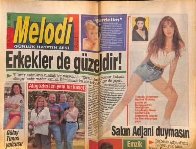 Sabah Gazetesi Melodi Eki 25 Ağustos 1992 - Burhan Çaçan Coşturdu GZ113640 - 1