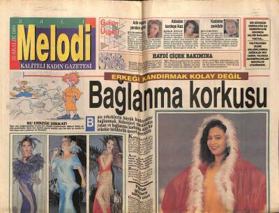 Sabah Gazetesi Melodi Eki 25 Aralık 1990 - Cemil İpekçi,Canan Yaka GZ75293 - 1