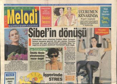 Sabah Gazetesi Melodi Eki 25 Kasım 1991 - Sibel Turnagölün Dönüşü GZ80219 - 1