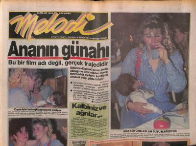 Sabah Gazetesi Melodi Eki 25 Mayıs 1989 - Melike Zobunun Şıklığı GZ63359 - 1