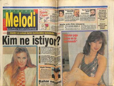 Sabah Gazetesi Melodi Eki 25 Nisan 1991 - Şener Şen Perran Kutman GZ75466 - 1