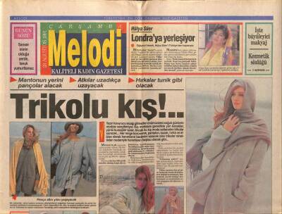 Sabah Gazetesi Melodi Eki 26 Ağustos 1991 - Ayşe Egesoyun Şiirleri Kaset Oluyor GZ75348 - 1