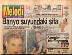 Sabah Gazetesi Melodi Eki 26 Aralık 1990 - Banyo Suyundaki Şifa GZ63026 - 2