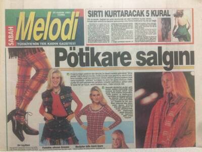 Sabah Gazetesi Melodi Eki 26 Kasım 1993 - Pötikare Salgını GZ38523 - 1