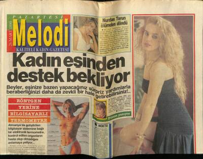 Sabah Gazetesi Melodi Eki 26 Mart 1990 - Nurdan Torun Ölümden Döndü GZ75239 - 1