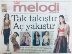 Sabah Gazetesi Melodi Eki 26 Nisan 2000 - Tak Takıştır,Aç Yakıştır GZ43287 - 1