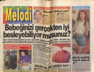 Sabah Gazetesi Melodi Eki 26 Ocak 1990 - Çıplak Ayaklı Kibariye GZ75408 - 1