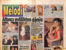 Sabah Gazetesi Melodi Eki 27 Aralık 1989 - Gönül Yazar Altıncı Evlilikten Döndü GZ61986 - 1