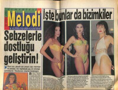 Sabah Gazetesi Melodi Eki 27 Ekim 1990 - Sebzelerle Dostluğu Geliştirin GZ75443 - 1