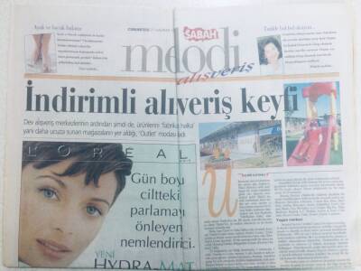 Sabah Gazetesi Melodi Eki 27 Haziran 1998 - Tutumluluk Bir Yaşam Biçimi GZ40537 - 1