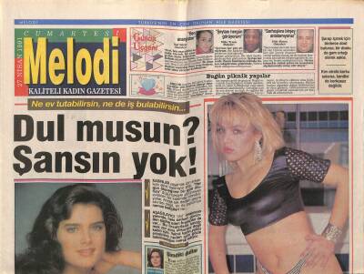 Sabah Gazetesi Melodi Eki 27 Nisan 1991 - Duygulu Aylin Livaneli GZ75330 - 1
