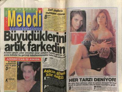 Sabah Gazetesi Melodi Eki 27 Ocak 1990 - Nil Ünal Her Tarzı Deniyor GZ75407 - 1