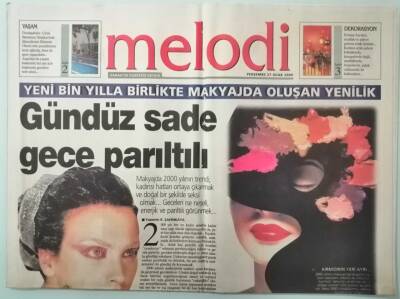 Sabah Gazetesi Melodi Eki 27 Ocak 2000 Gündüz Sade Gece Parıltı -GZ33438 - 1