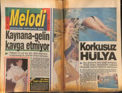 Sabah Gazetesi Melodi Eki 28 Ağustos 1992 - Muazzez Abacı , Klasik Türk Sanat Müziği Kasetleri , LPleri Yapacak GZ113642 - 1