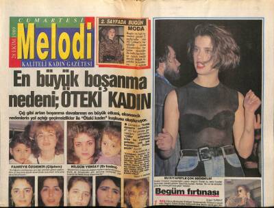 Sabah Gazetesi Melodi Eki 28 Ekim 1989 - İbrahim Tatlıses Hem Söylüyor Hem Oynuyor GZ78227 - 1