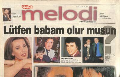 Sabah Gazetesi Melodi Eki 28 Nisan 2000-Türkiye Günlerdir DNA Testiyle Oğlu Olduğu Kanıtlanan Ancak Emrahın Bir Türlü Kabul Etmediği Çocuğunu Konuşuyor GZ109732 - 1