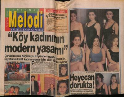 Sabah Gazetesi Melodi Eki 28 Şubat 1990 - Kadir İnanırın Çocuk Özlemi GZ75384 - 1