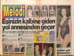 Sabah Gazetesi Melodi Eki 29 Aralık 1989 - Sibel Can Ve Hakan Ural Düşman Çatlattılar GZ61984 - 1