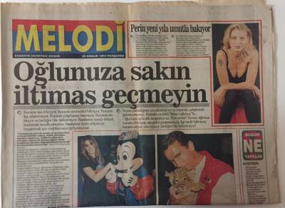 Sabah Gazetesi Melodi Eki 29 Aralık 1994 - Türkan Şoray Yeşilçamda 35. Yılını Kutluyor GZ26476 - 1