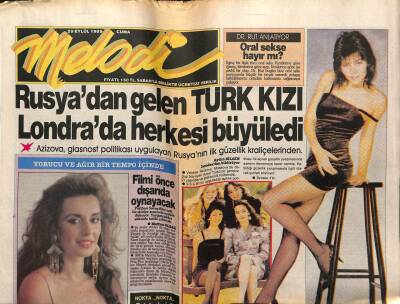 Sabah Gazetesi Melodi Eki 29 Eylül 1989 - Perihan Savaş,Ağır Tempo İçinde GZ78242 - 1