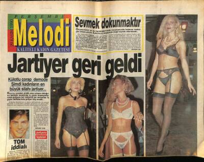 Sabah Gazetesi Melodi Eki 29 Kasım 1990 - Ahu Tuğba Bu Ne Hal GZ75435 - 1
