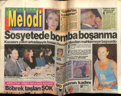 Sabah Gazetesi Melodi Eki 29 Ocak 1990 - Filiz Aker,Her Şey İçin Alt Yapı Gerekir GZ75406 - 1