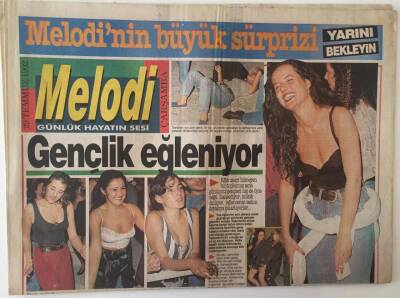 Sabah Gazetesi Melodi Eki 29 Temmuz 1992 - Gençlik Eğleniyor GZ20960 - 1