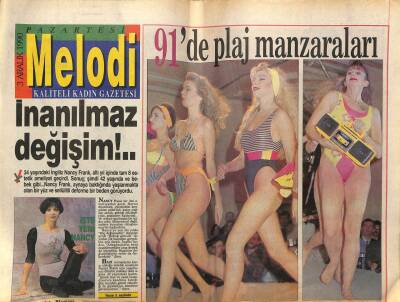 Sabah Gazetesi Melodi Eki 3 Aralık 1990 - Cemil İpekçiden Sezen Aksuya Tam Not GZ75433 - 1