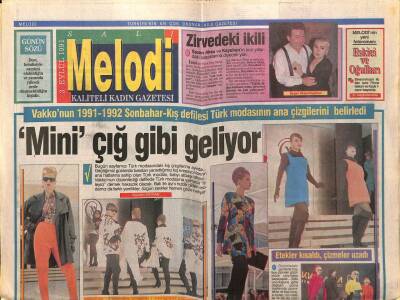 Sabah Gazetesi Melodi Eki 3 Eylül 1991 - İzzet Günay Şarap Gibi GZ75321 - 1