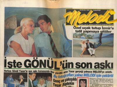 Sabah Gazetesi Melodi Eki 30 Eylül 1989 - Gönül Yazarın Yeni Aşkı GZ78241 - 1