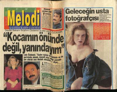 Sabah Gazetesi Melodi Eki 30 Mart 1990 - Lale Özdemir,Kocamın Önünde Değil Yanındayım GZ75236 - 1