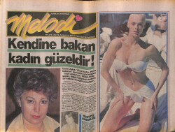 Sabah Gazetesi Melodi Eki 30 Mayıs 1989 - İmren Aykut,Kendine Bakan Kadın Güzeldir GZ63356 - 1