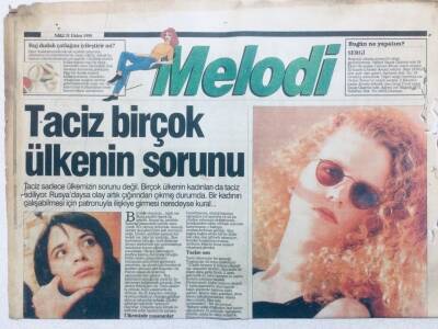 Sabah Gazetesi Melodi Eki 31 Ekim 1995 - Taciz Bir Çok Ülkenin Sonucu GZ42575 - 1