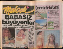 Sabah Gazetesi Melodi Eki 4 Haziran 1989 - Perihan Savaş Kızı Zübeyde Melek İle GZ63351 - 2