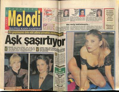 Sabah Gazetesi Melodi Eki 4 Mart 1991 - Yaprak Tan,Modern Pollannayım GZ75504 - 1