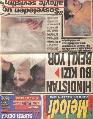 Sabah Gazetesi Melodi Eki 4 Mart 1992 - Seksi Oyuncu Sinan Çetin GZ63069 - 2