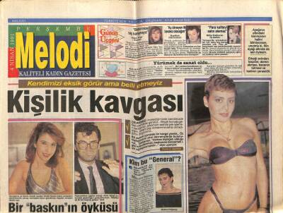 Sabah Gazetesi Melodi Eki 4 Nisan 1991 - Aslıhan Öncünün Yarım Milyarlık Vücudu GZ75342 - 1
